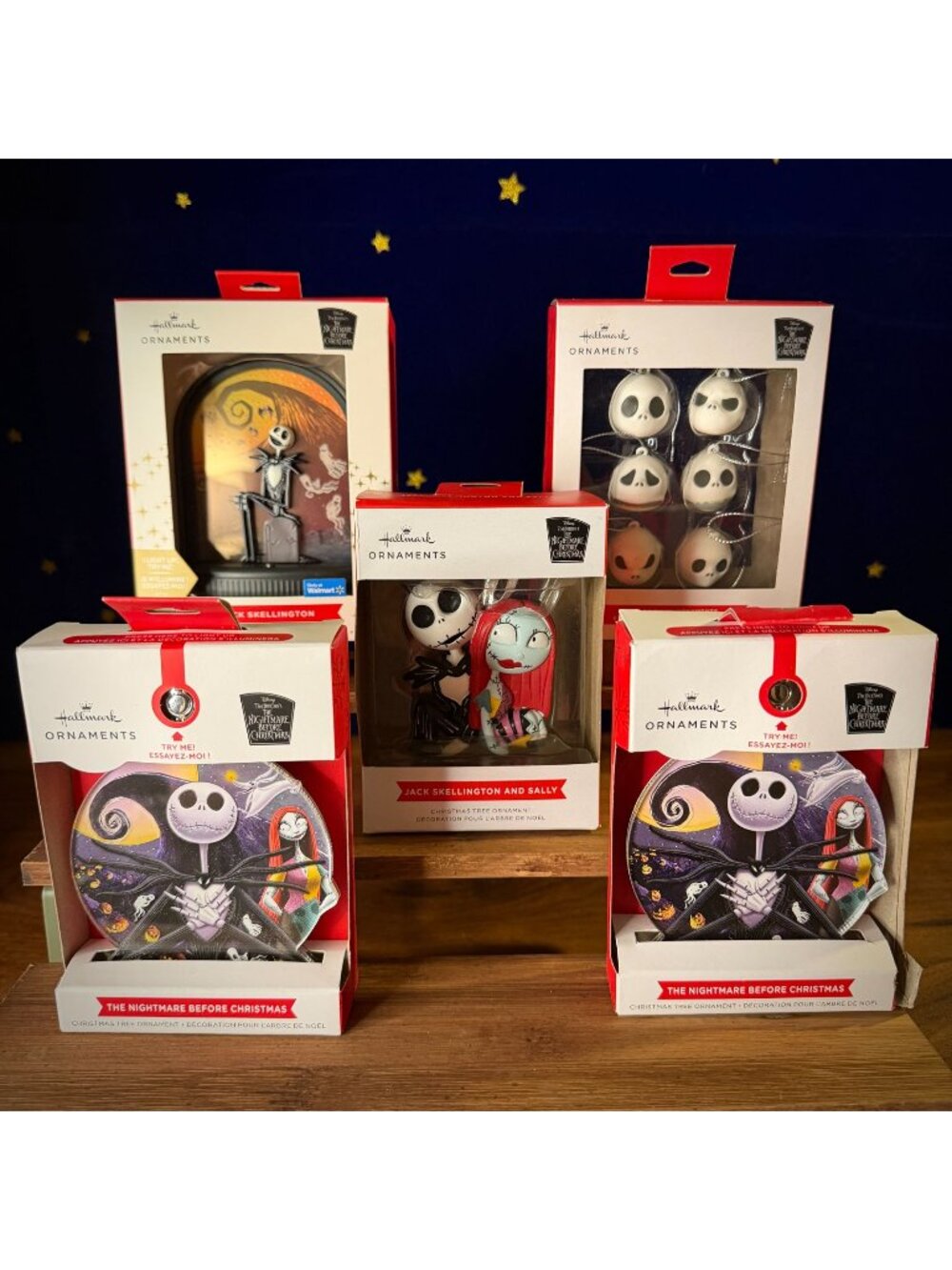 Hallmark Nightmare Before Christmas Ornament Set | Disney NBC